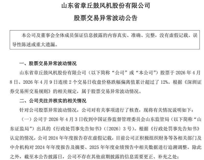  山东章鼓财务造假深度复盘：从粉饰报表到戴帽崩盘的全链条技术解析 股票财经 山东章鼓财务造假深度复盘：从粉饰报表到戴帽崩盘的全链条技术解析 股票财经