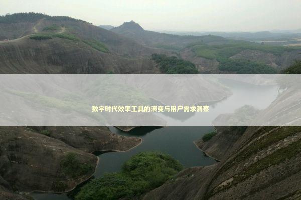 数字时代效率工具的演变与用户需求洞察