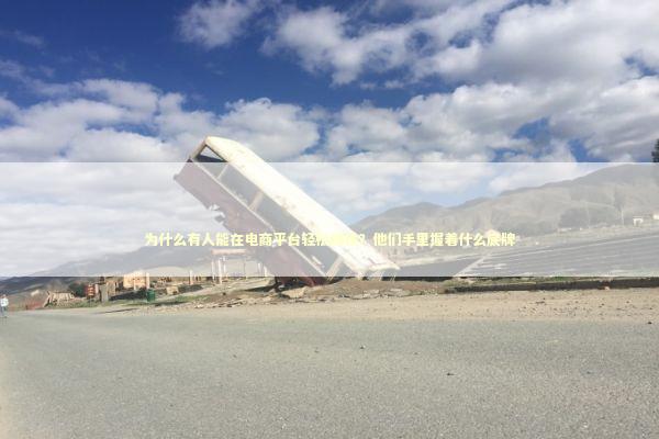 为什么有人能在电商平台轻松赚钱？他们手里握着什么底牌 企业服务